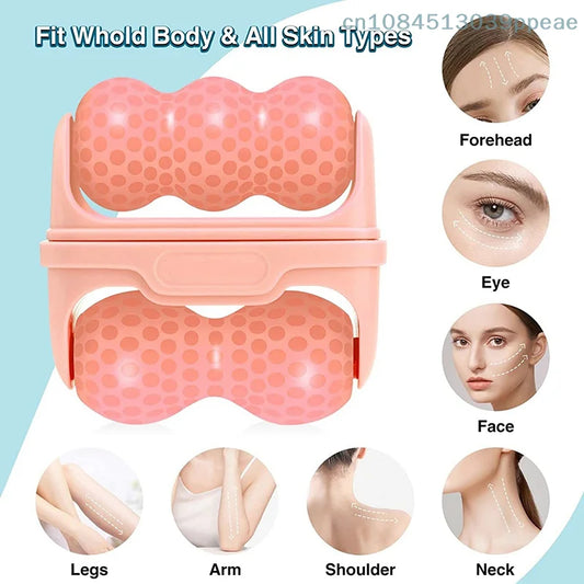 2 In 1 Ice Roller For Face Eye Pain Relief Facial Cold